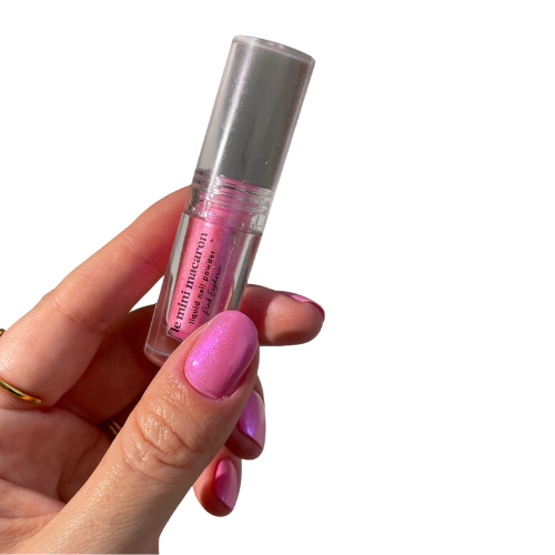 Le Mini Macaron Liquid Nail Powder Pink Euphoria