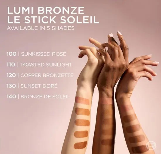 L'Oréal Paris Lumi Bronze Le Stick Soleil Bronzer 100 Sunkissed Rose