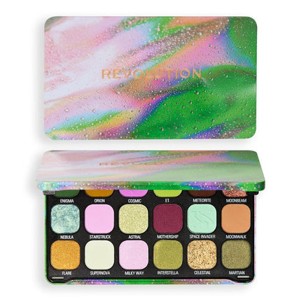 Makeup Revolution Forever Flawless Palette Astro Nova Green