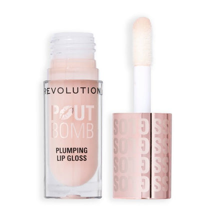 Makeup Revolution Pout Bomb Plumping Gloss Milky Sheer Holo