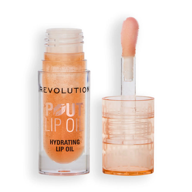 Makeup Revolution Pout Lip Oil Honey Shimmer