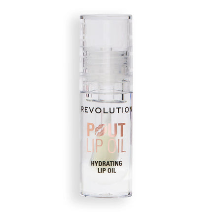 Makeup Revolution Pout Lip Oil Lychee Clear