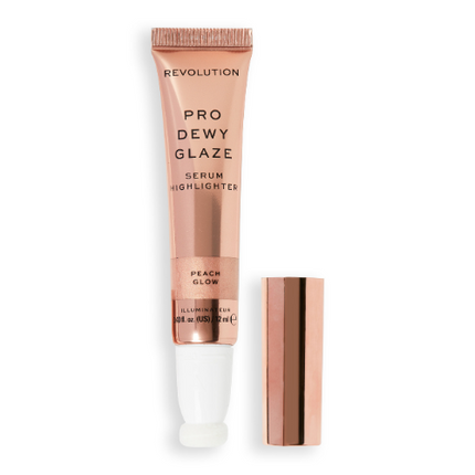 Makeup Revolution Pro Dewy Glaze Serum Highlighter Peach Glow