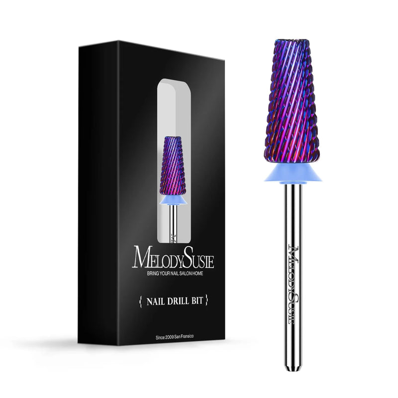 MelodySusie 5-in-1 Cross Cut Tungsten Carbide Nail Drill Bits Medium