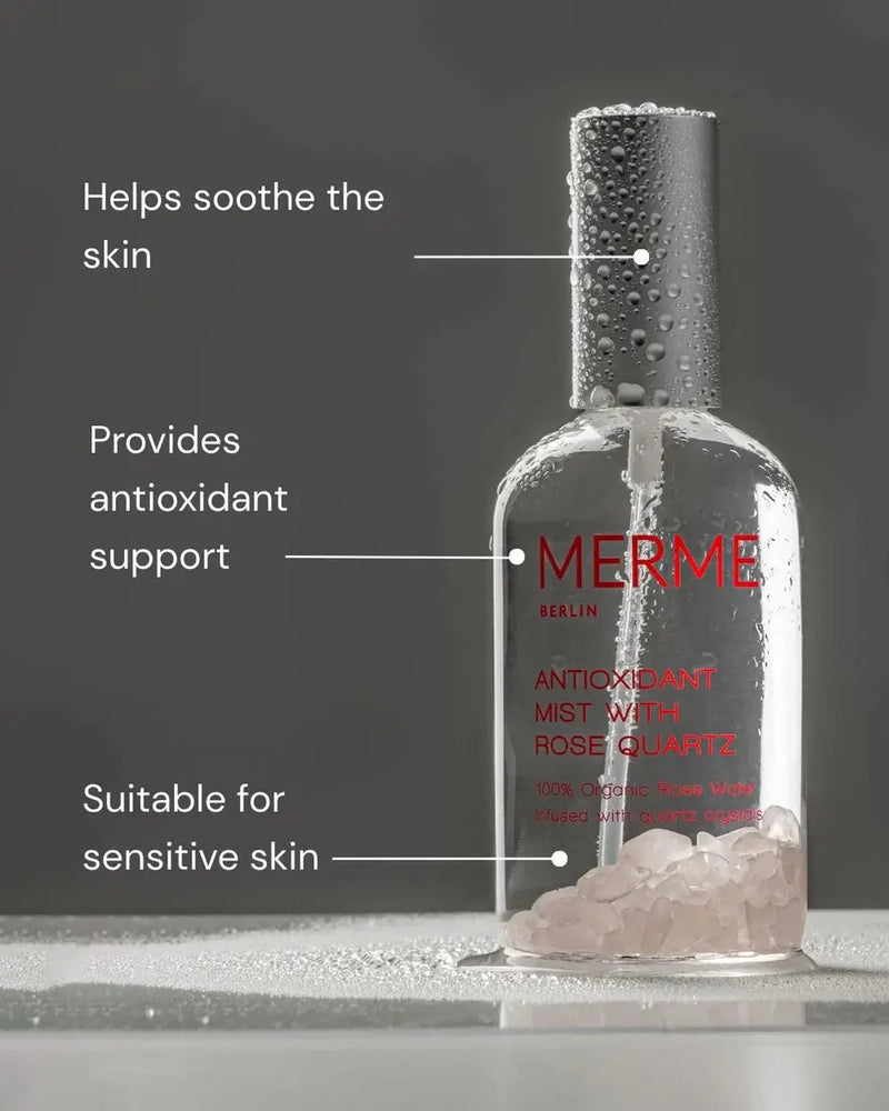 Merme Berlin Antioxidant Mist with Rose Quartz