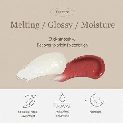 Mixsoon Vegan Melting Lip Balm 01. Clear