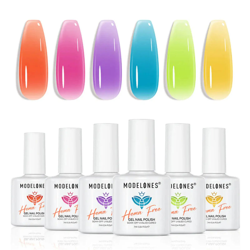 Modelones Gel Nail Polish Set Blush Horizon