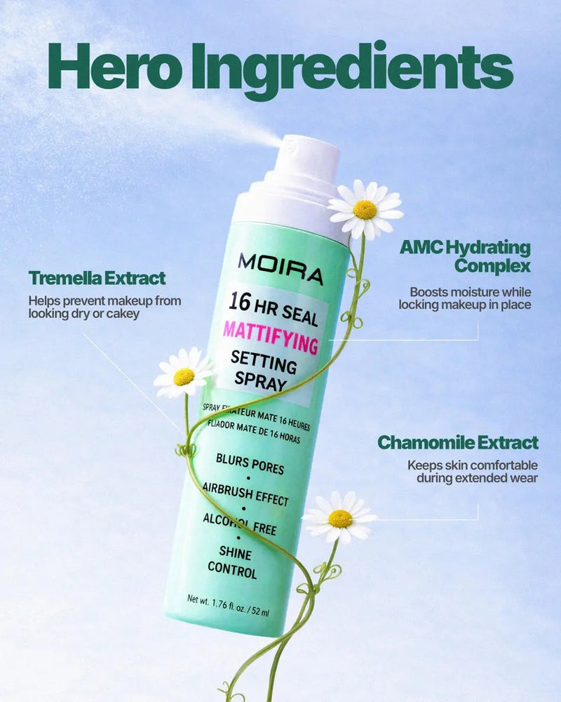 Moira 16HR Seal Mattifying Setting Spray