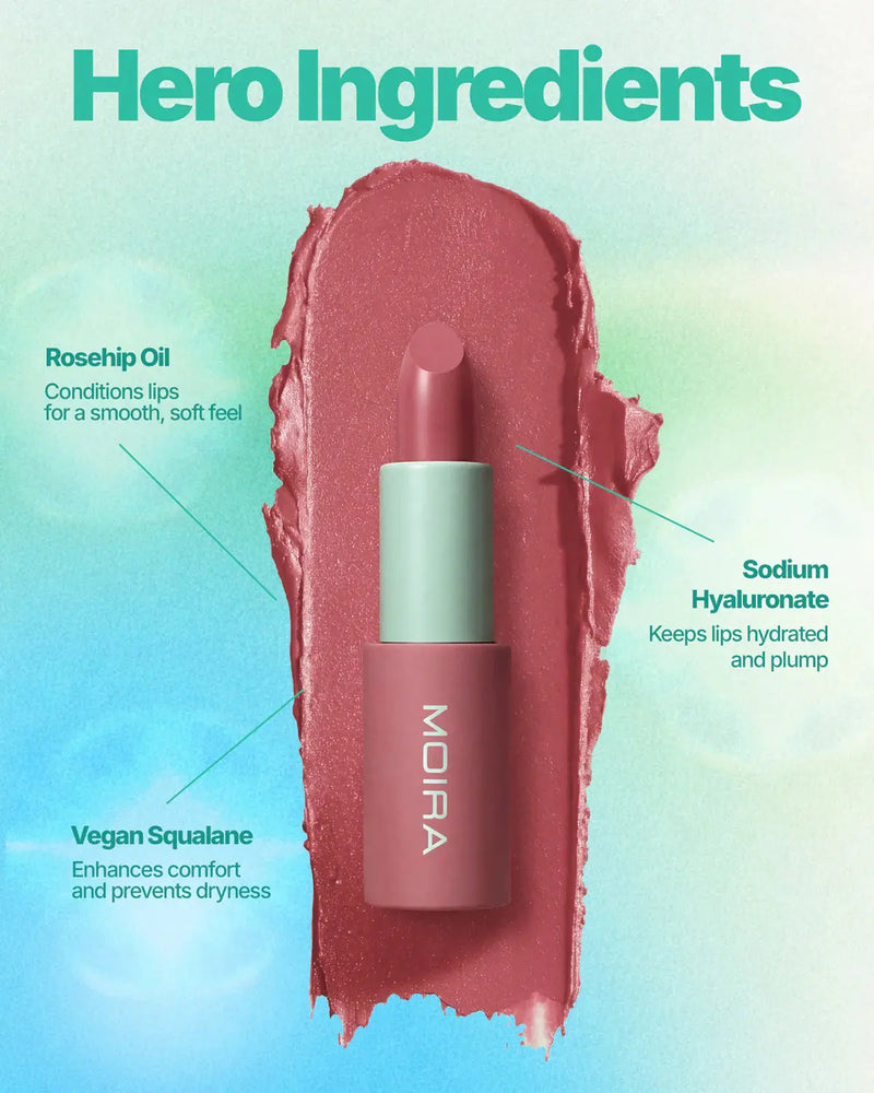 Moira Angel Satin Lipstick 001 Blush Cloud
