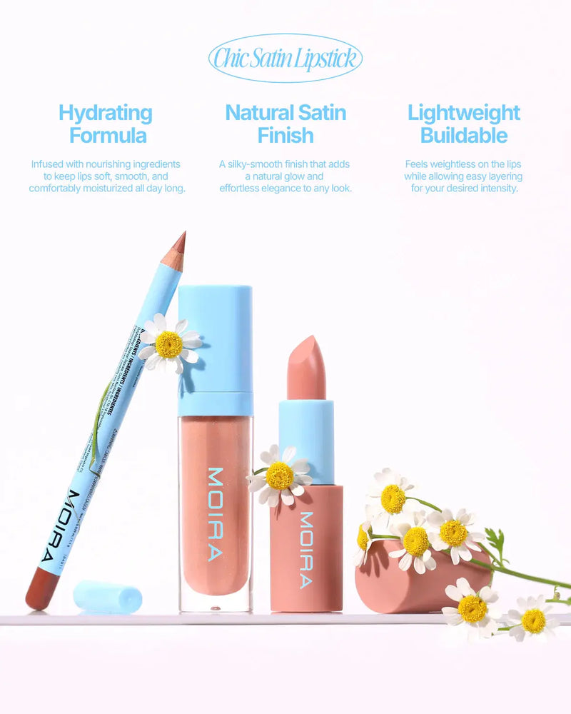 Moira Chic Satin Lipstick 008 Bold