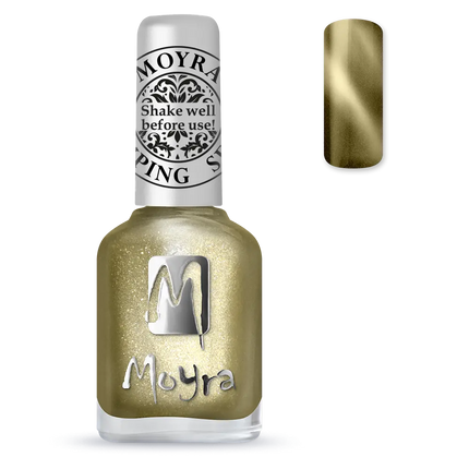 Moyra Stamping Nail Polish Cat Eye SP31 Magnetic Gold