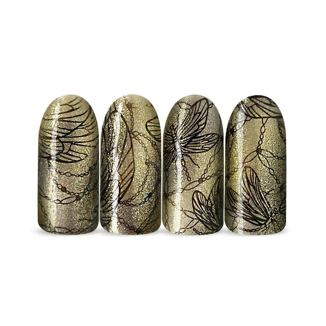 Moyra Stamping Nail Polish Cat Eye SP31 Magnetic Gold