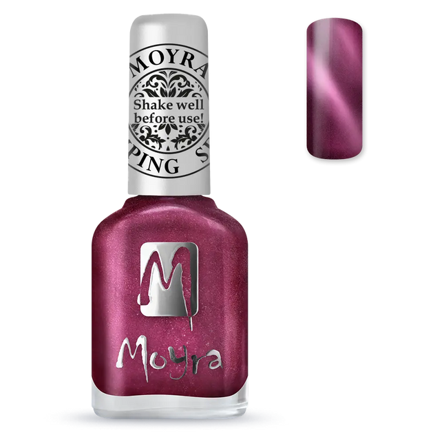 Moyra Stamping Nail Polish Cat Eye SP32 Magnetic Red