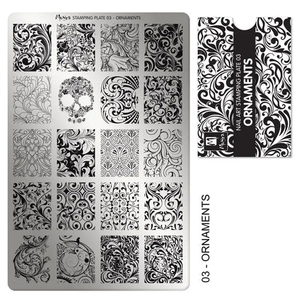 Moyra Stamping Plate 03 Ornaments