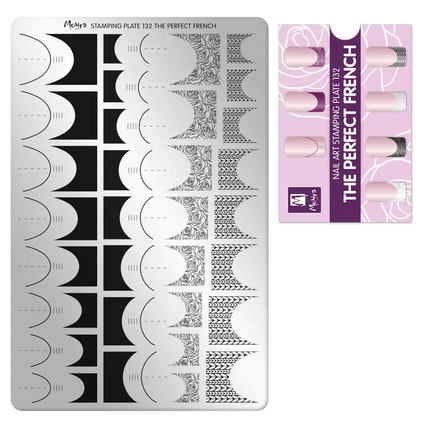 Moyra Stamping Plate 132 The Perfect French