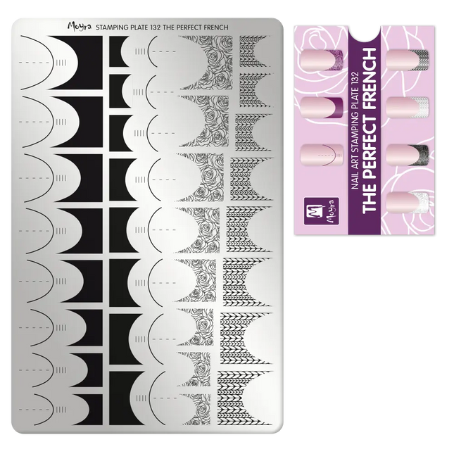 Moyra Stamping Plate 132 The Perfect French