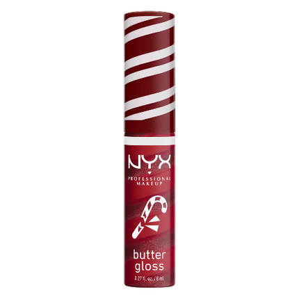 NYX Professional Makeup Holiday Collection Butter Gloss 01 Peppermint Swirl