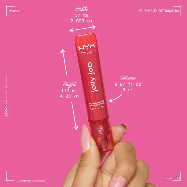 NYX Professional Makeup Jelly Job Lipgloss Jellybean