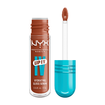 NYX Professional Makeup Lip IV Hydrating Lip Gloss Caramel Drip