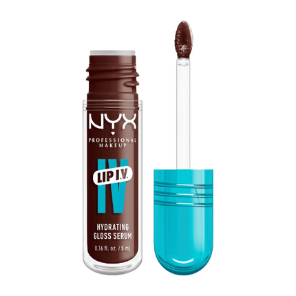 NYX Professional Makeup Lip IV Hydrating Lip Gloss Espresso Soak