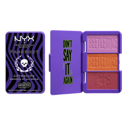 NYX Professional Makeup x Beetlejuice Afterlife Passport Cheek Palette