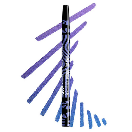 NYX Professional Makeup x Beetlejuice Pinstripe Duo Liner Black + Purple Chrome