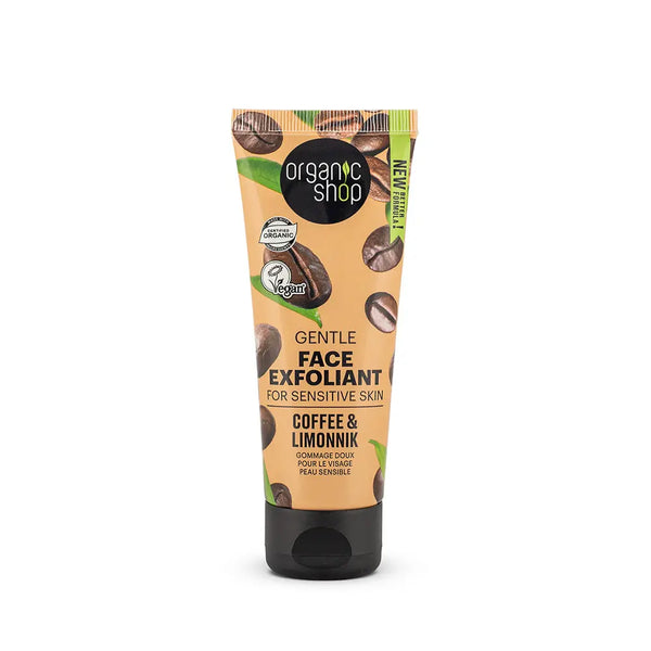Organic Shop Gentle Face Exfoliant Coffee & Limonnik