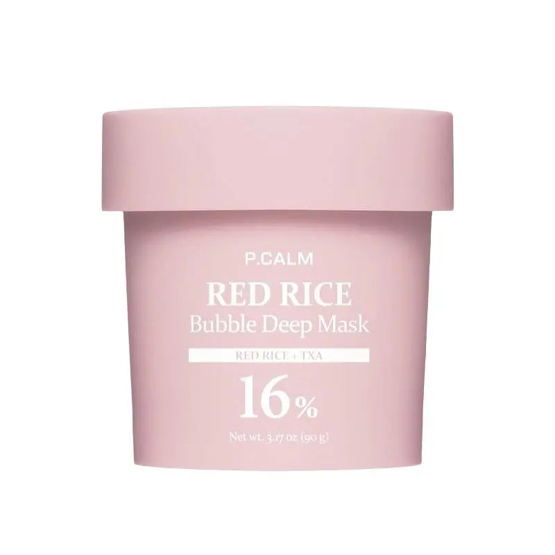 P.Calm Red Rice Bubble Deep Mask