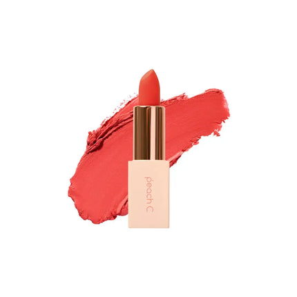 Peach C Easy Matte Lipstick Tangerine Red