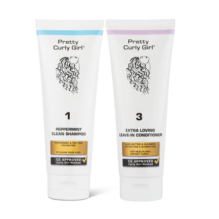 Pretty Curly Girl Peppermint Clean Shampoo & Leave In Conditioner