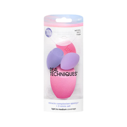 Real Techniques Sunrise To Sunset Miracle Complexion Sponge & Mini's