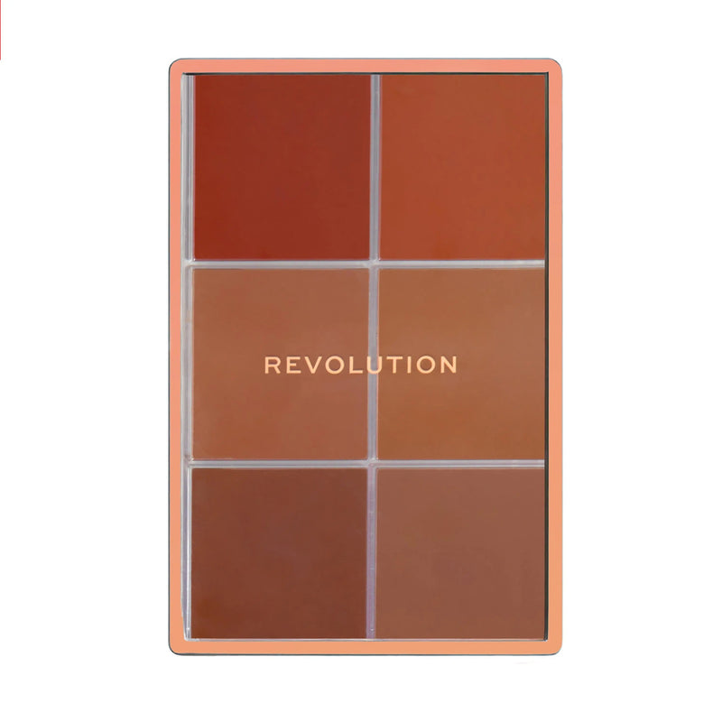 Revolution Everything Base Face Icon Complexion Palette Dark