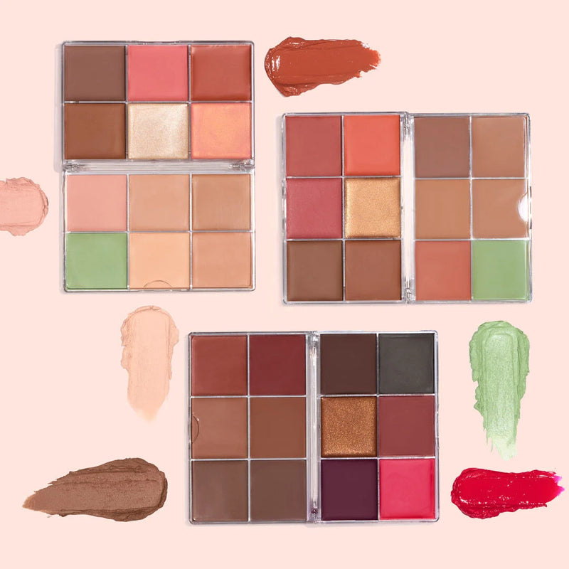 Revolution Everything Base Face Icon Complexion Palette Dark