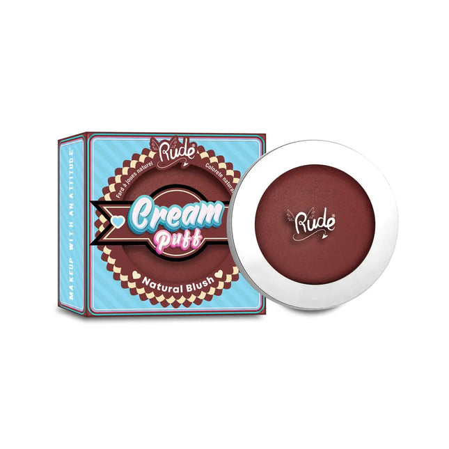 Rude Cosmetics Cream Puff Natural Blush Red Velvet