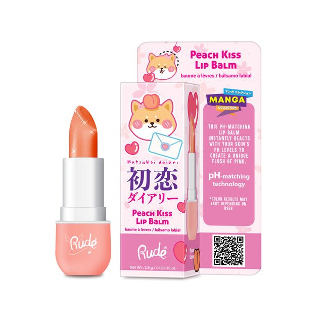 Rude Cosmetics Manga Collection Lip Balm Peach Kiss