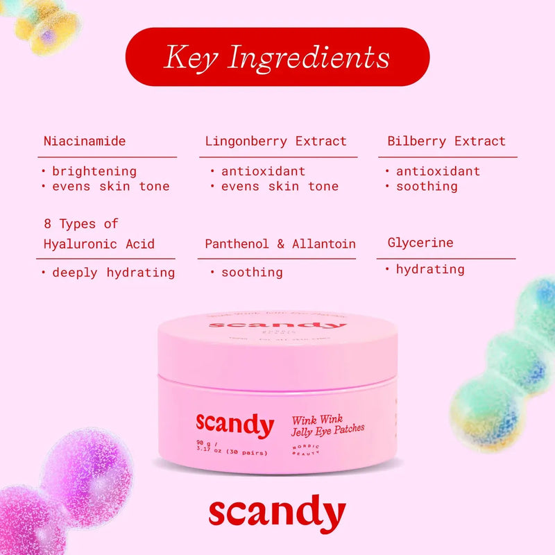 Scandy Wink Wink Jelly Eye Patches