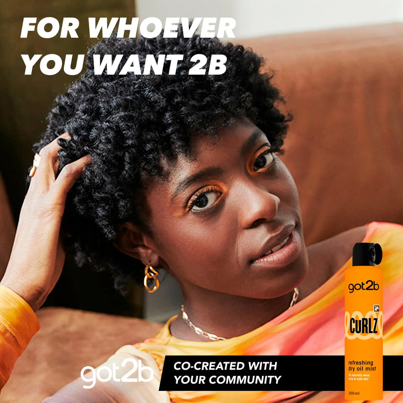 Schwarzkopf Got2b Curlz Refreshing Dry Oil Mist