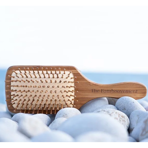 The Bamboovement Bamboo Paddle Brush