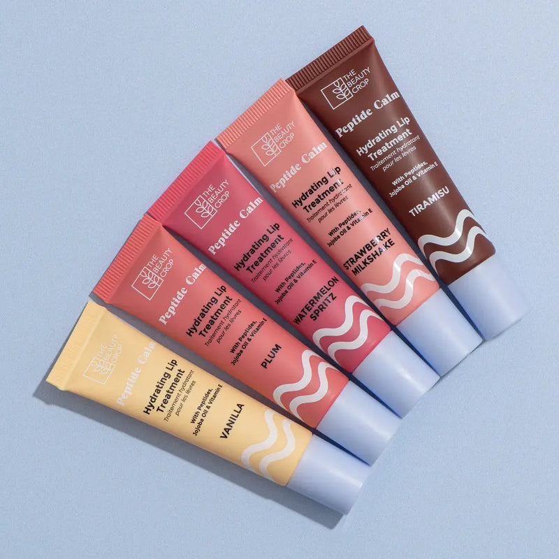 The Beauty Crop Peptide Calm Lip Treatment Strawberry Milkshake