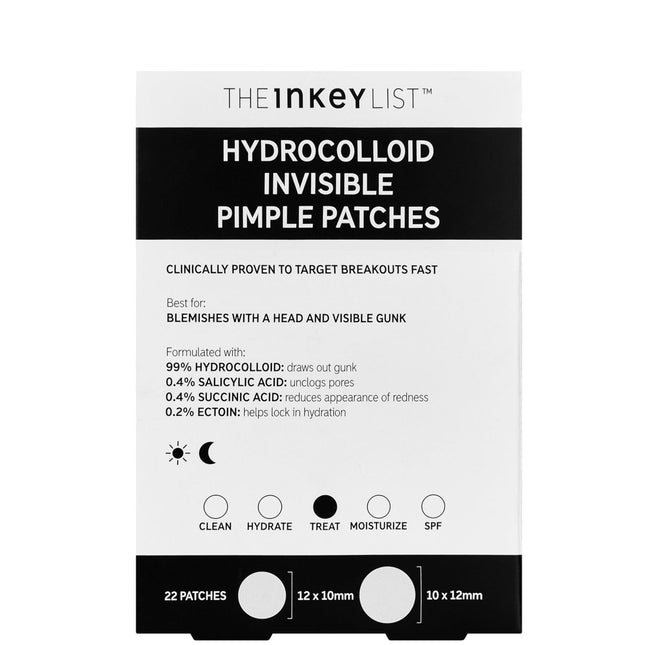 The Inkey List Hydrocolloid Invisible Pimple Patches