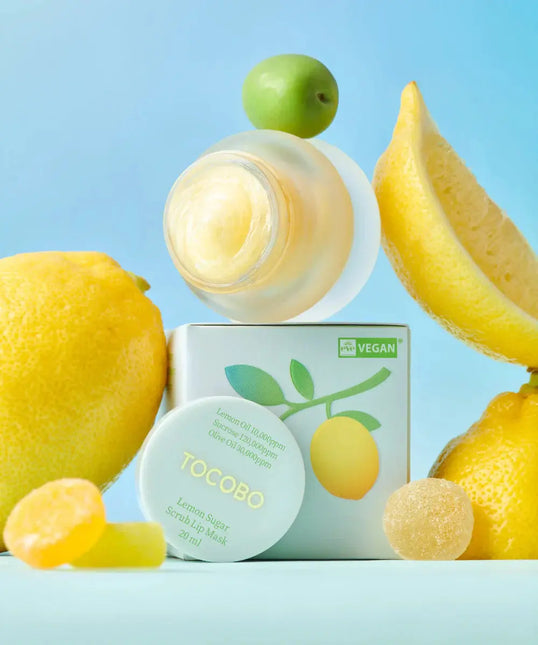 Tocobo Lemon Sugar Scrub Lip Mask