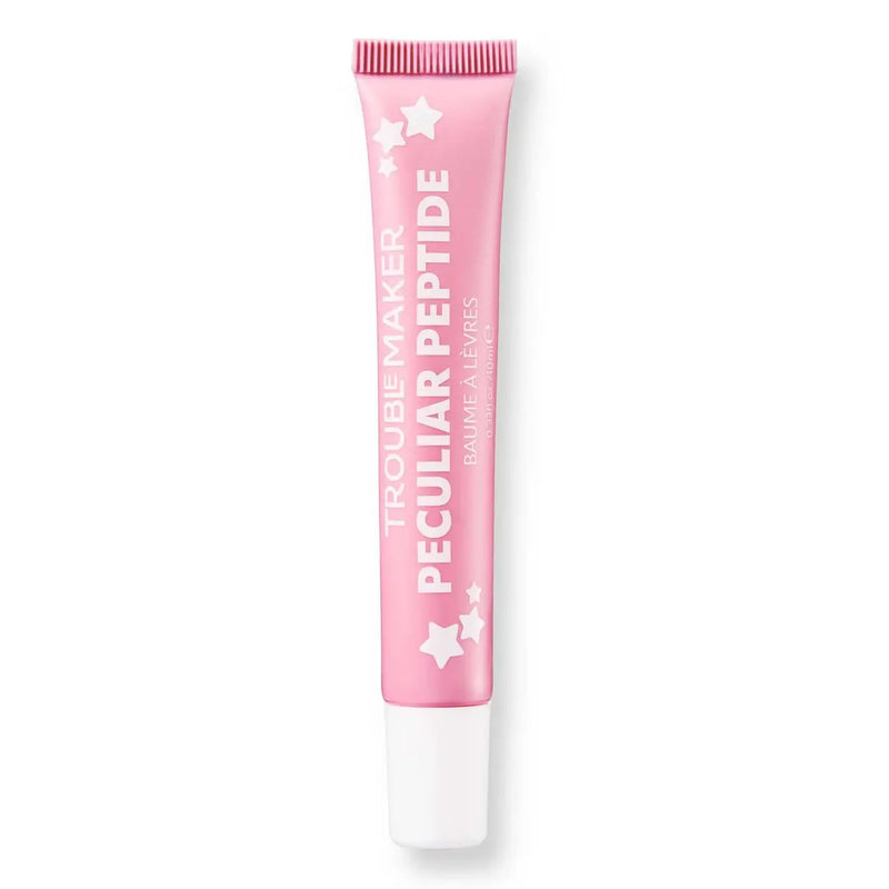 Trouble Maker Peculiar Peptide Shimmer Lip Balm Birthday Cake Pink