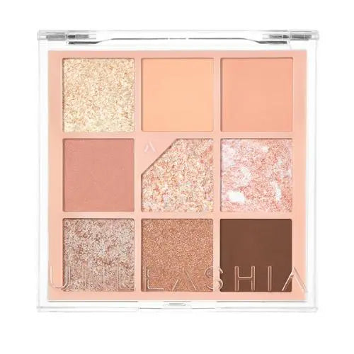 Unleashia Glitterpedia Eye Palette No.3 All of Coral Pink