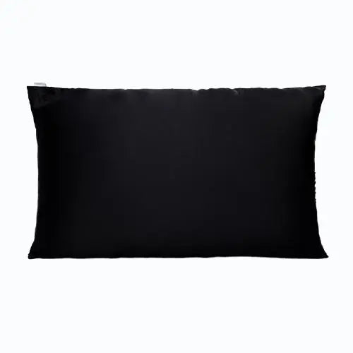 Veganboost Satin Pillowcase Lava Stone Black