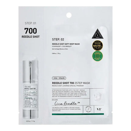 VT Cosmetics Mild Reedle Shot 700 2 Step Mask