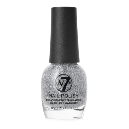 W7 Cosmetics Nail Polish 5 Silver Dazzle