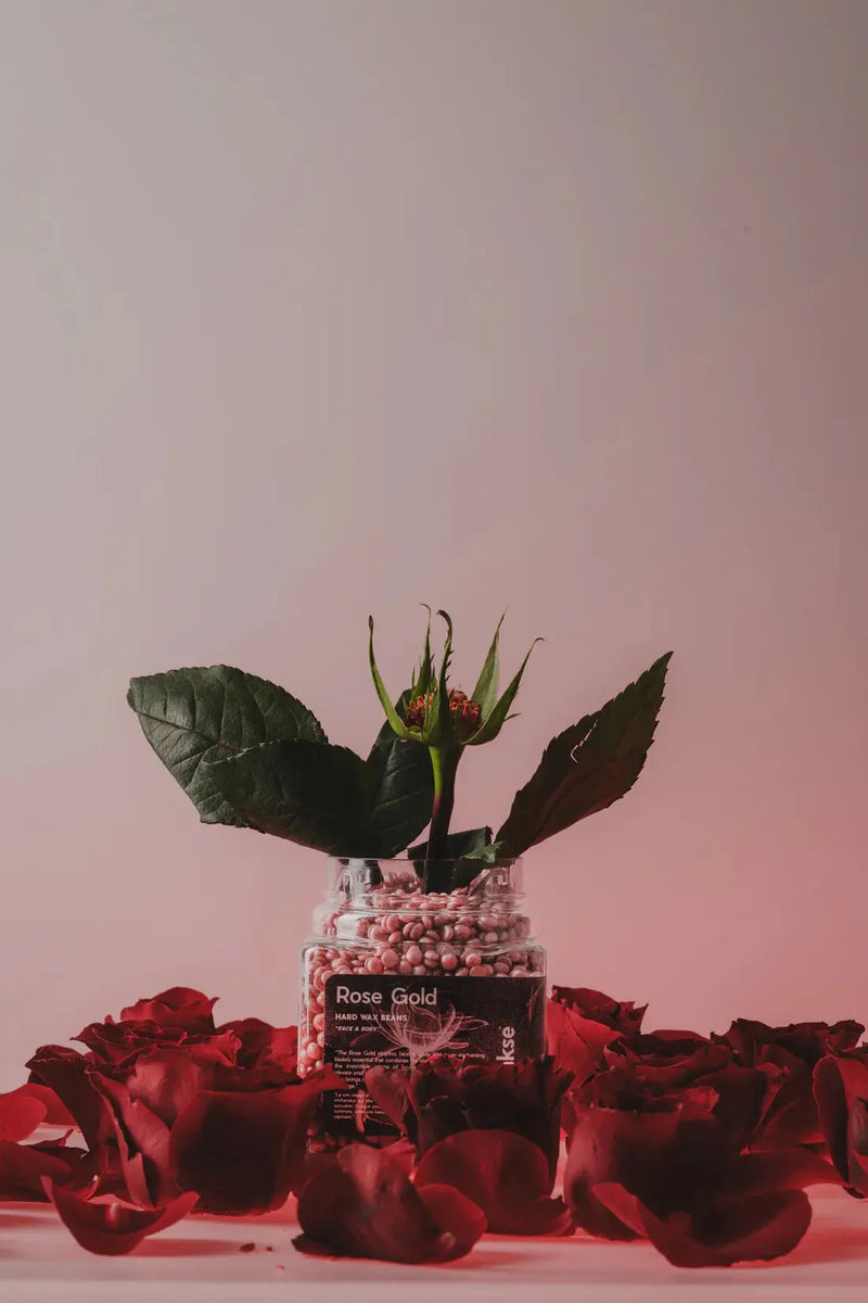 Wakse Hard Wax Beans Rose Gold Small