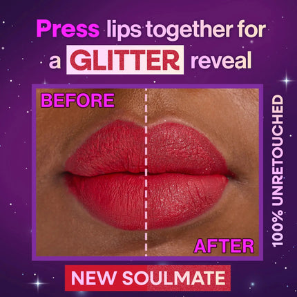 Wet n Wild Mega Glitter Shimmer Liquid Lipstick New Soulmate