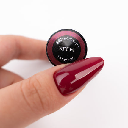 XFEM Hybrid UV/LED Gel Polish 262 Bordeaux