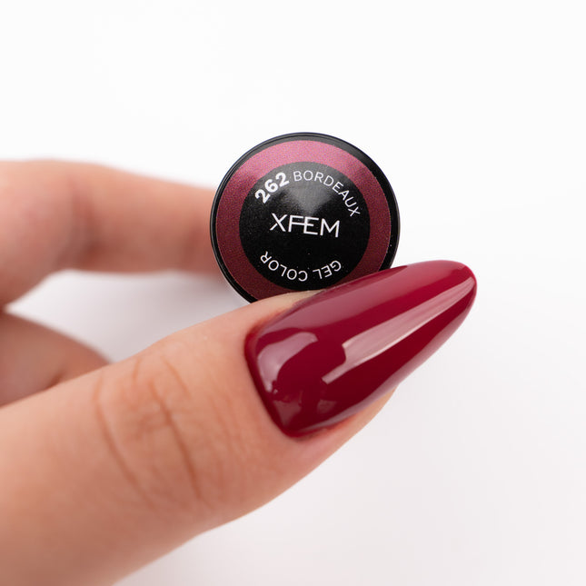 XFEM Hybrid UV/LED Gel Polish 262 Bordeaux